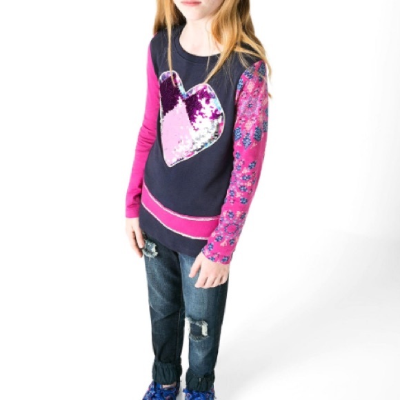 Desigual reversible sequin, long sleeve shirt - Picture 5 of 6